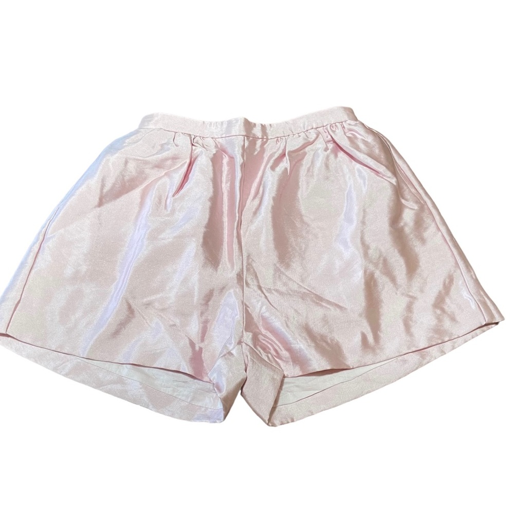 NWT Banana Baby Womens Pale Pink Satin Shorts Size Small
